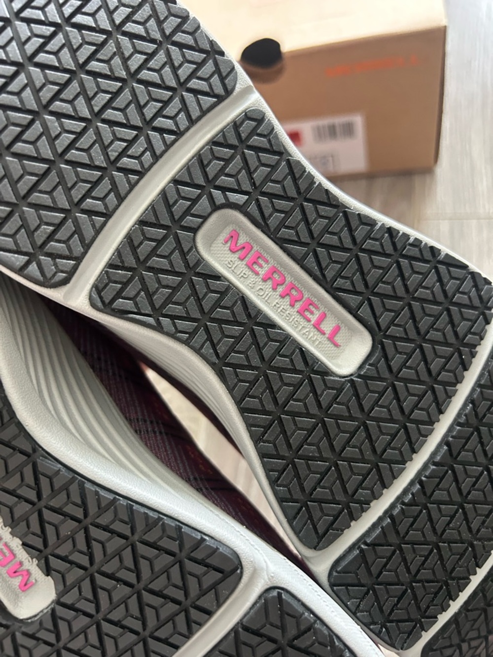 Merrell Moab Flight Carbon Fiber Sneakers Toe Fuchsia Womens Size 7.5 NEW - Picture 7 of 7